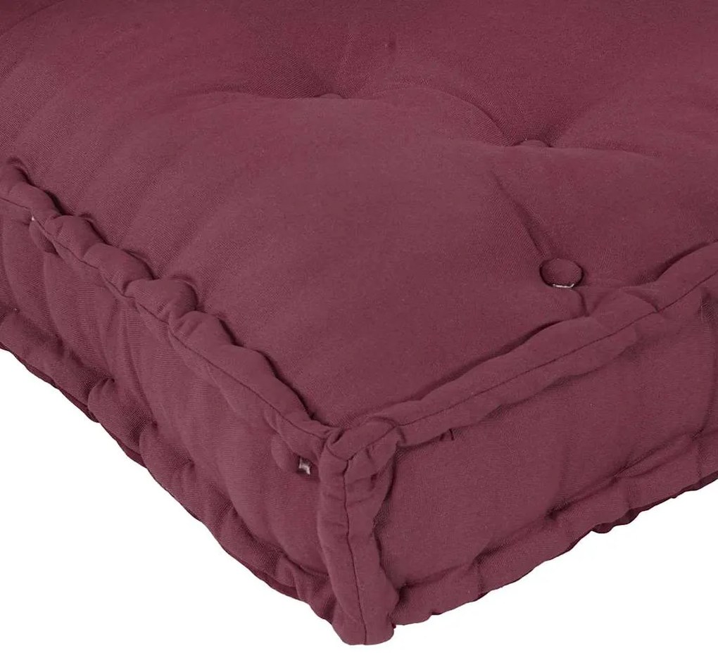 vidaXL Μαξιλάρι για καναπέ παλέτας 3 pcs Καφετί ύφασμα