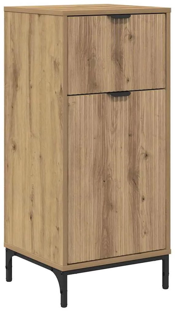 vidaXL Ντουλάπι Μπάνιου με συρτάρι artisan δρυς 39.5 x 36 x 88 εκ