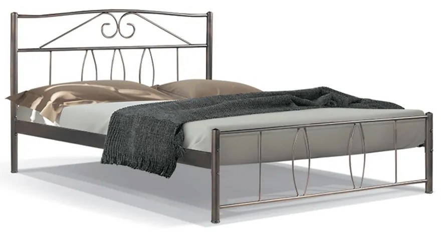 Κρεβάτι Διπλό Blanc 827-18-006 150x200cm Brown