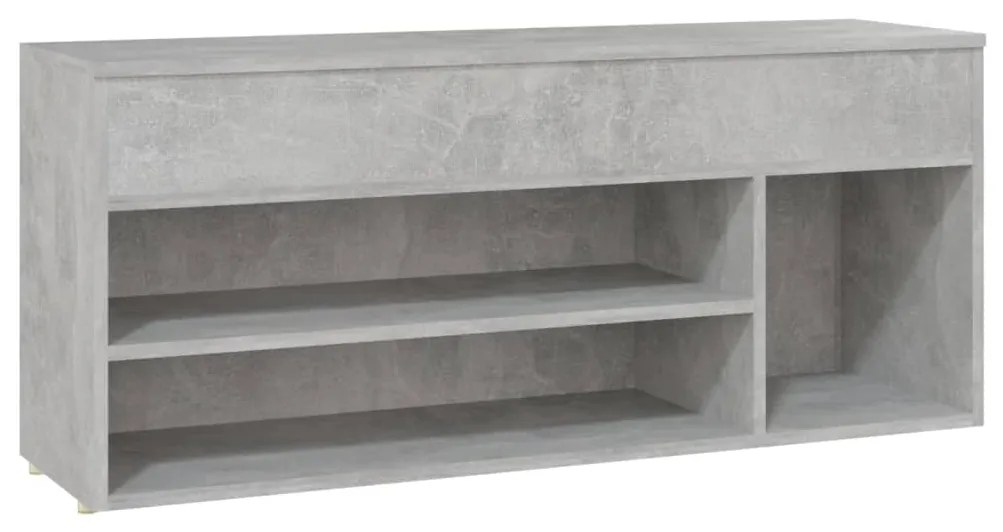 Παπουτσοθήκη Γκρι Σκυρ. 105 x 30 x 45 εκ. από Επεξ. Ξύλο 808760