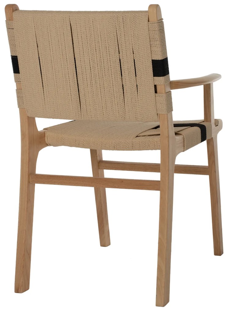 ΠΟΛΥΘΡΟΝΑ BAND RUBBERWOOD ΚΑΙ ΣΧΟΙΝΙ 62,5x60x88Yεκ.HM9324.01