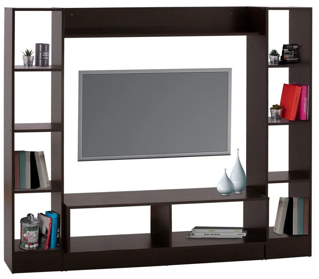 ΣΥΝΘΕΣΗ ΤΗΛΕΟΡΑΣΗΣ JAZMIN HM2255.01 WENGE 181x29,5x145 εκ. - HM2255.01