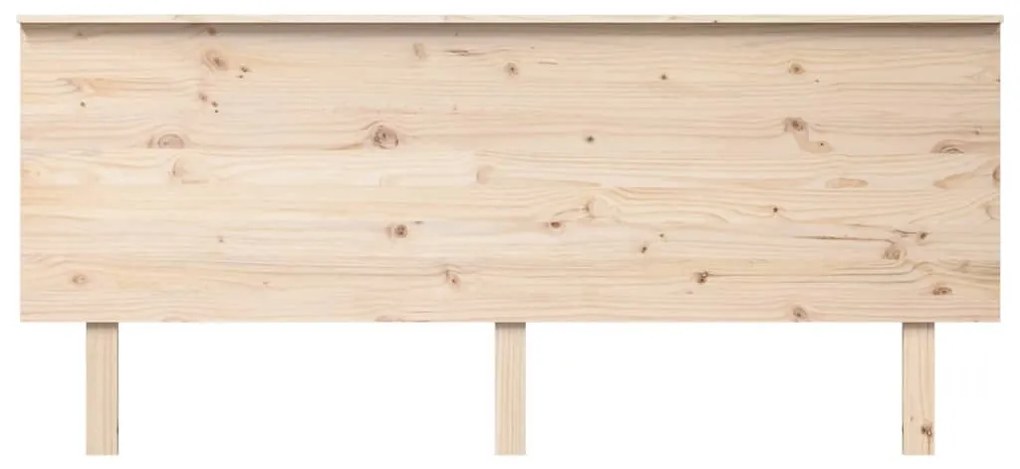 vidaXL Κεφαλάρι Κρεβατιού 184x6x82,5 εκ. από Μασίφ Ξύλο Πεύκου