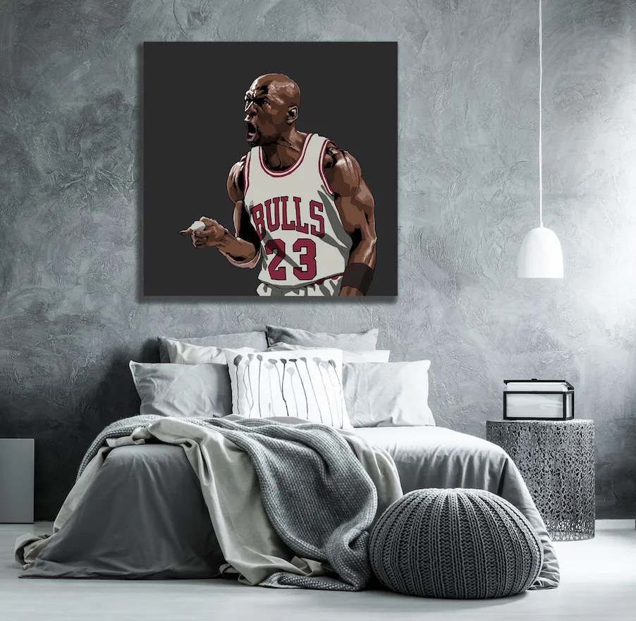 Πίνακας σε καμβά Micheal Jordan KNV1053 40cm x 40cm