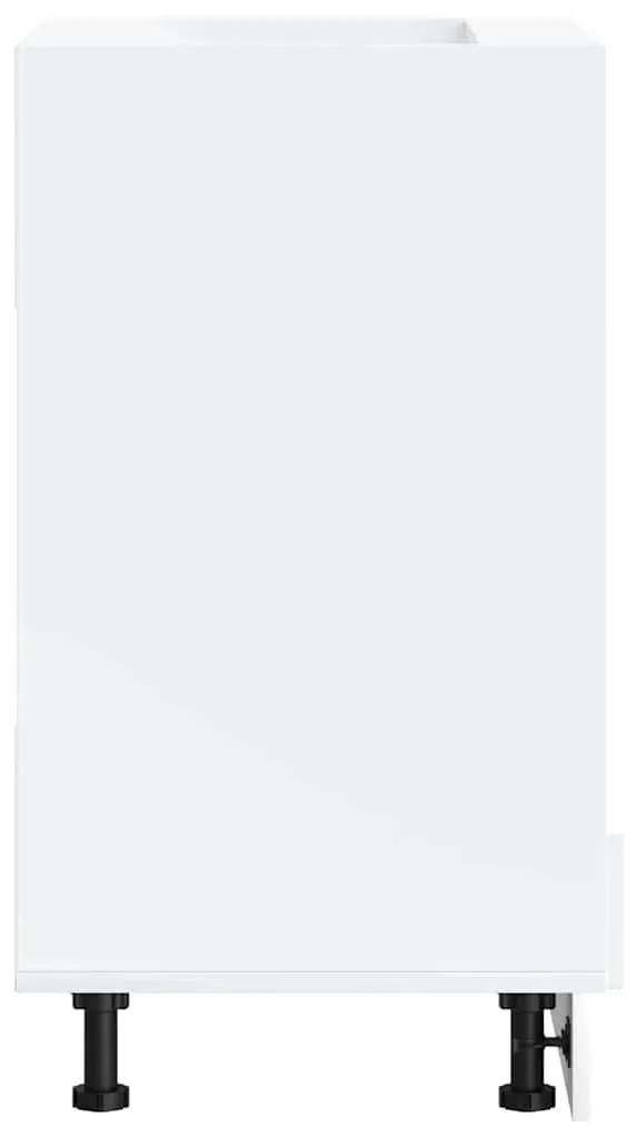 vidaXL Ντουλάπι φούρνου "Lucca" Λευκό μηχανουργικό ξύλο