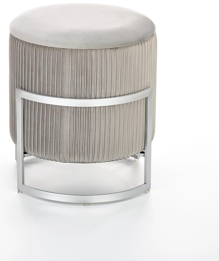 CRICKET pouffe color: light grey DIOMMI V-CH-CRICKET-PUFA-J.POPIEL