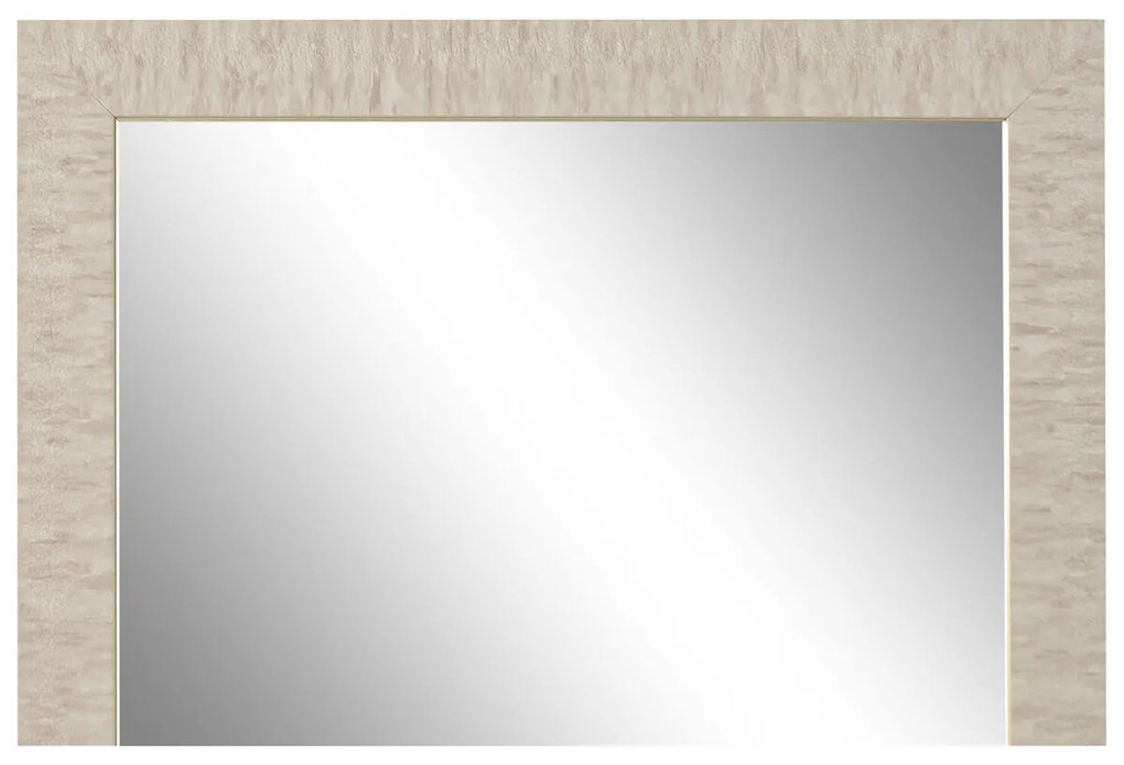 Τοίχο καθρέφτη Home ESPRIT Λευκό Καφέ Μπεζ Γκρι Σύγχρονη (4 Μονάδες)