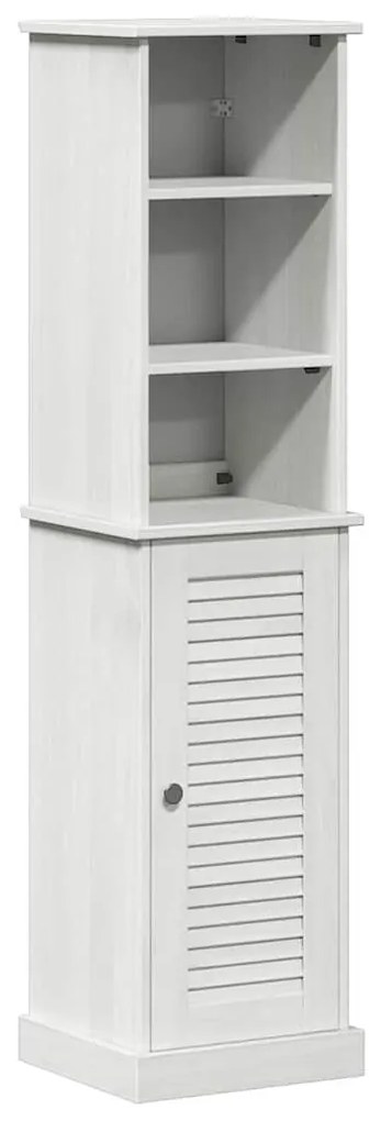 vidaXL Σετ Επίπλων Μπάνιου VIGO 2 pcs Καφέ και Λευκό 37 x 34 x 150 εκ