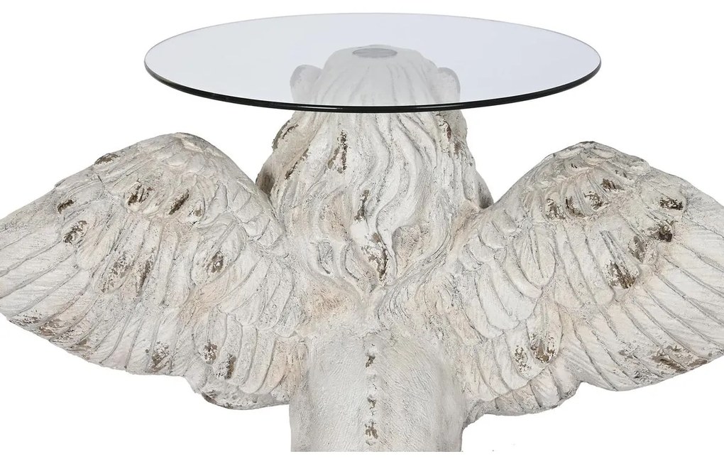 Βοηθητικό Τραπέζι DKD Home Decor Γκρι Κρυστάλλινο Μαγνήσιο 96 x 52 x 62 cm
