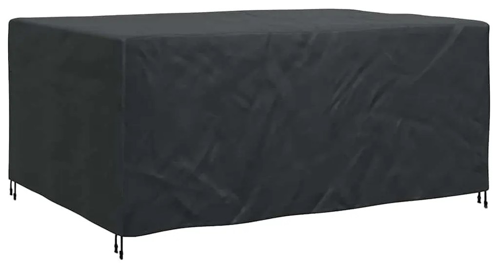 vidaXL Κάλυμμα επίπλων Μονόχρωμο Μαύρο 240 x 160 x 100 εκ. 600D