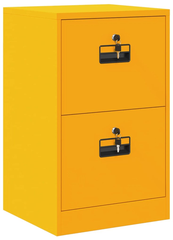 vidaXL Ντουλάπα Αρχείων με συρτάρι Χαμομηλί κίτρινο 44 x 50 x 106.5 εκ