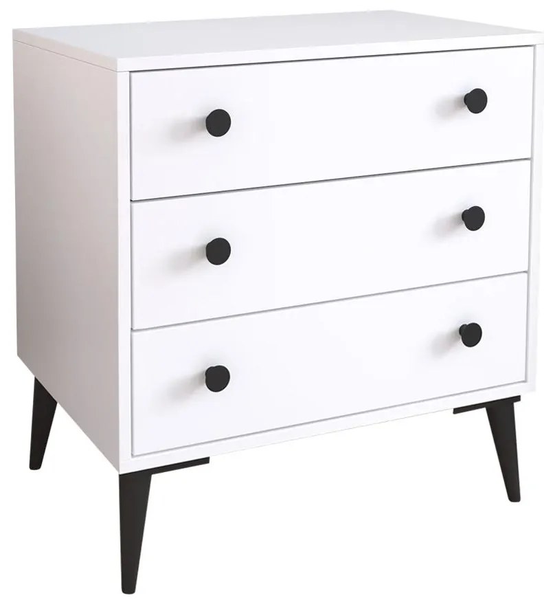 Συρταριέρα ArteLibre AMARI Λευκό Μοριοσανίδα 72x43x79cm-14870057