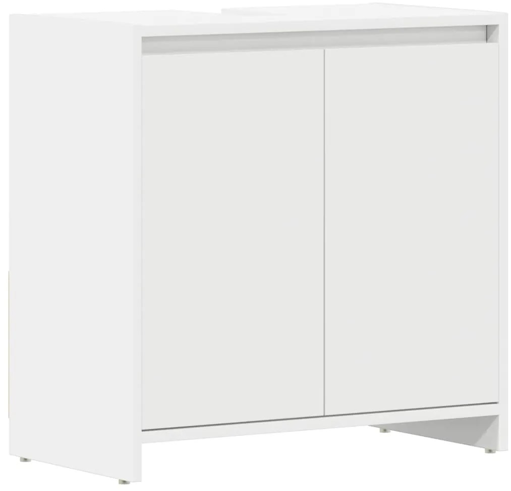 vidaXL Ντουλάπι Νιπτήρα Λευκό 60 x 33 x 61 εκ. από Επεξ. Ξύλο