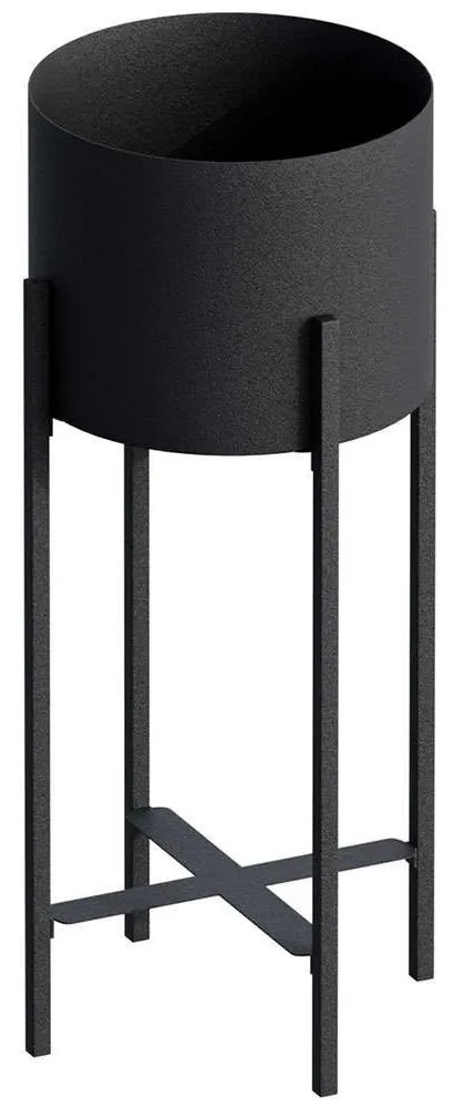 Κασπώ 247HFM1196 23x23x48cm Black Aberto Design Metal