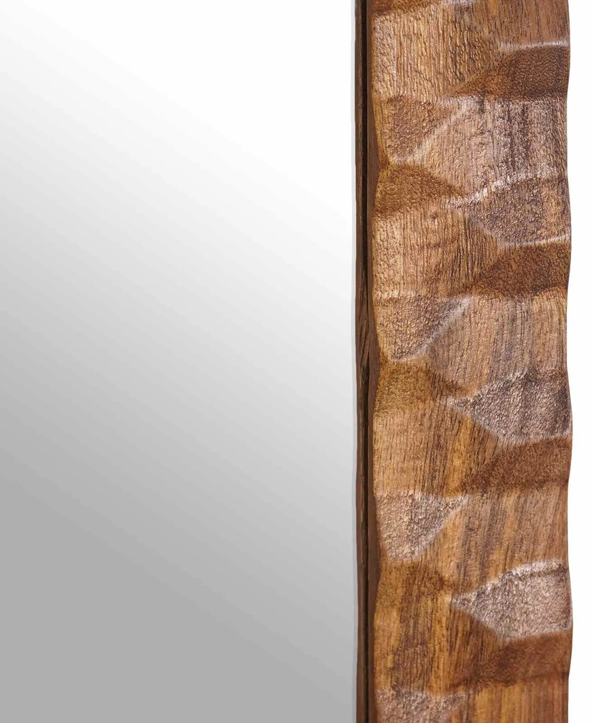 vidaXL Καθρέφτης Μπάνιου Καφέ Φινίρισμα Ακακίας 50 x 70 x 2,5 εκ