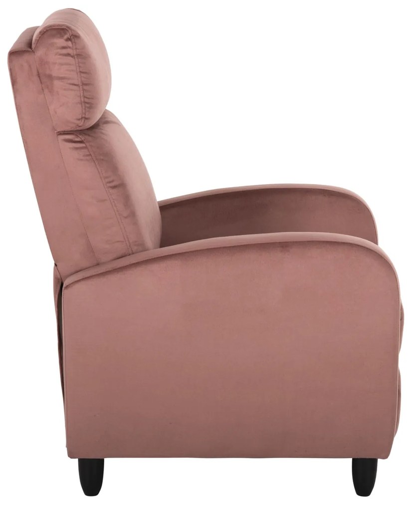 Πολυθρόνα HIBER RELAX C9782.02 Βελούδο Σάπιο Μήλο 67,5x90x104Υ εκ. 67.5x90x104 εκ.