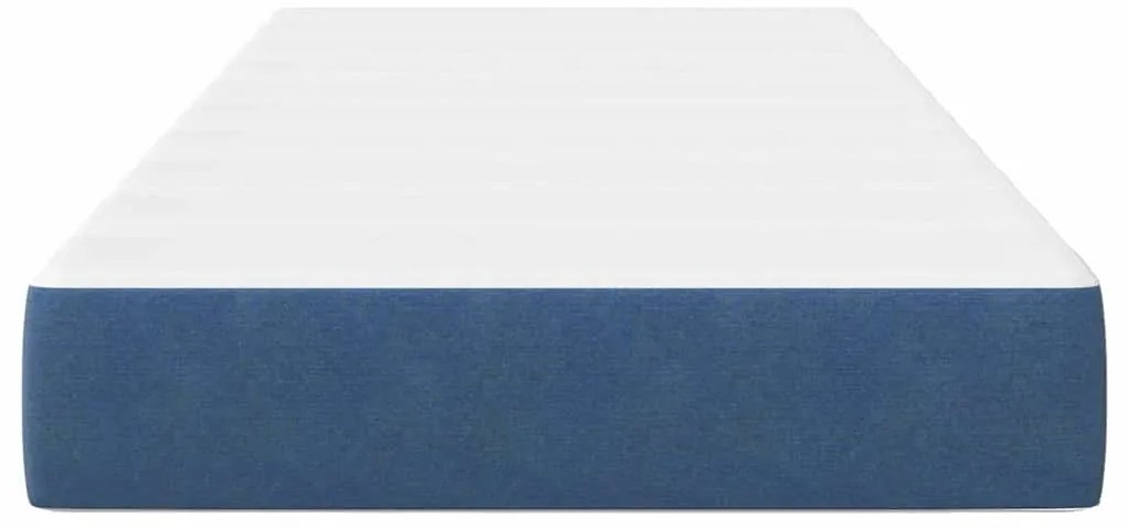 vidaXL Στρώμα Κρεβατιού με στρώμα Μπλε 90 x 190 cm ύφασμα