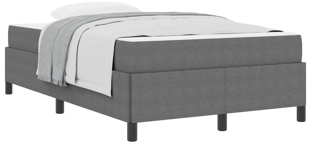 vidaXL Σκελετός Κρεβατιού Ανοιχτό γκρι 120 x 200 cm Βελούδο