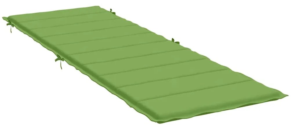 vidaXL Μαξιλάρι Ξαπλώστρας Πράσινο 186x58x4 εκ. Ύφασμα