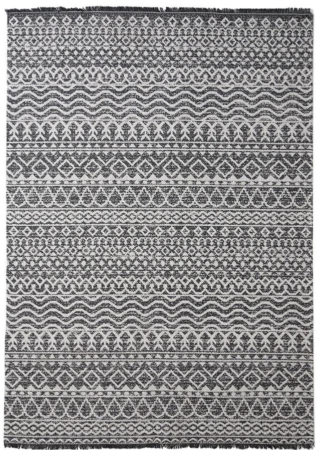 Χαλί Casa Cotton BLACK 22077 Royal Carpet &#8211; 127×190 cm 127X190