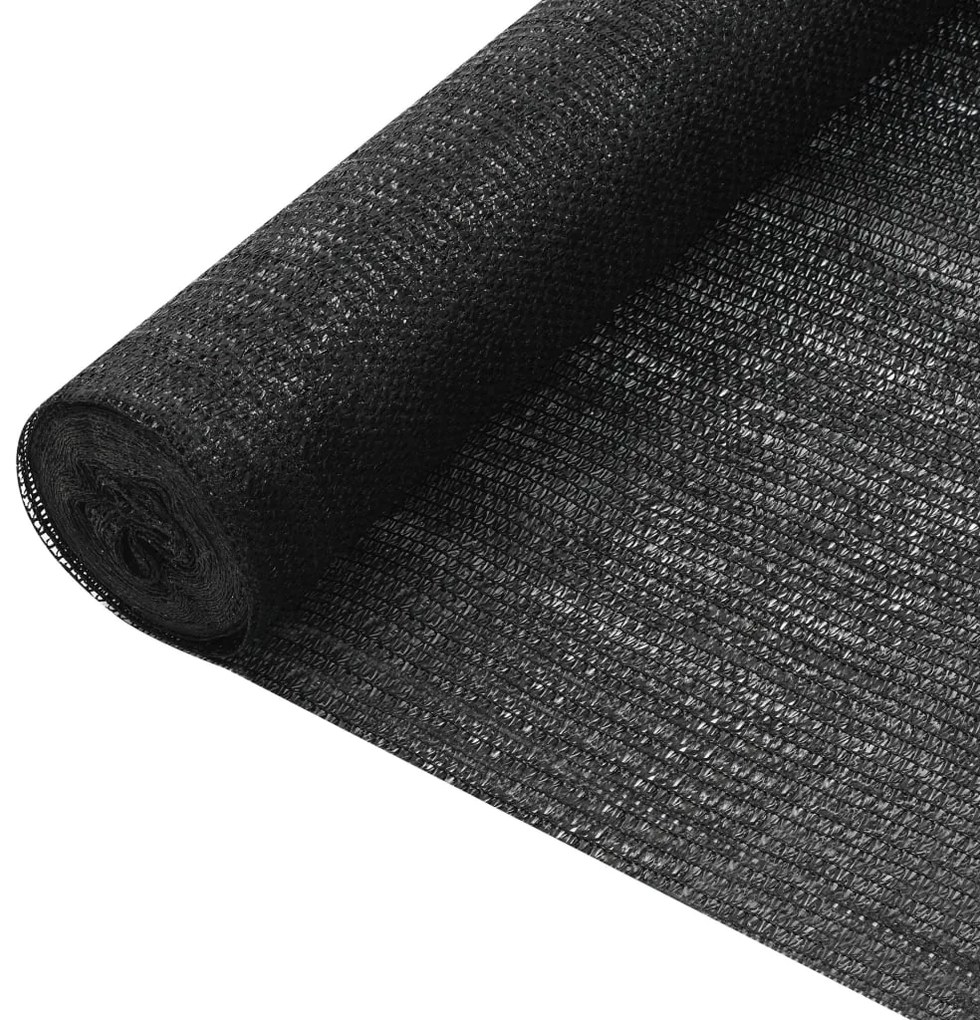 vidaXL Δίχτυ Σκίασης Μαύρο 3,6 x 50 μ. από HDPE 75 γρ./μ²