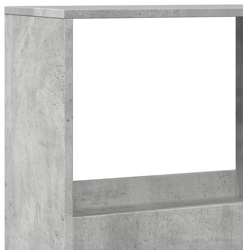 vidaXL Βιβλιοθήκη/Διαχωριστικό Χώρου Γκρι 100x33x175 εκ. Επεξ. Ξύλο