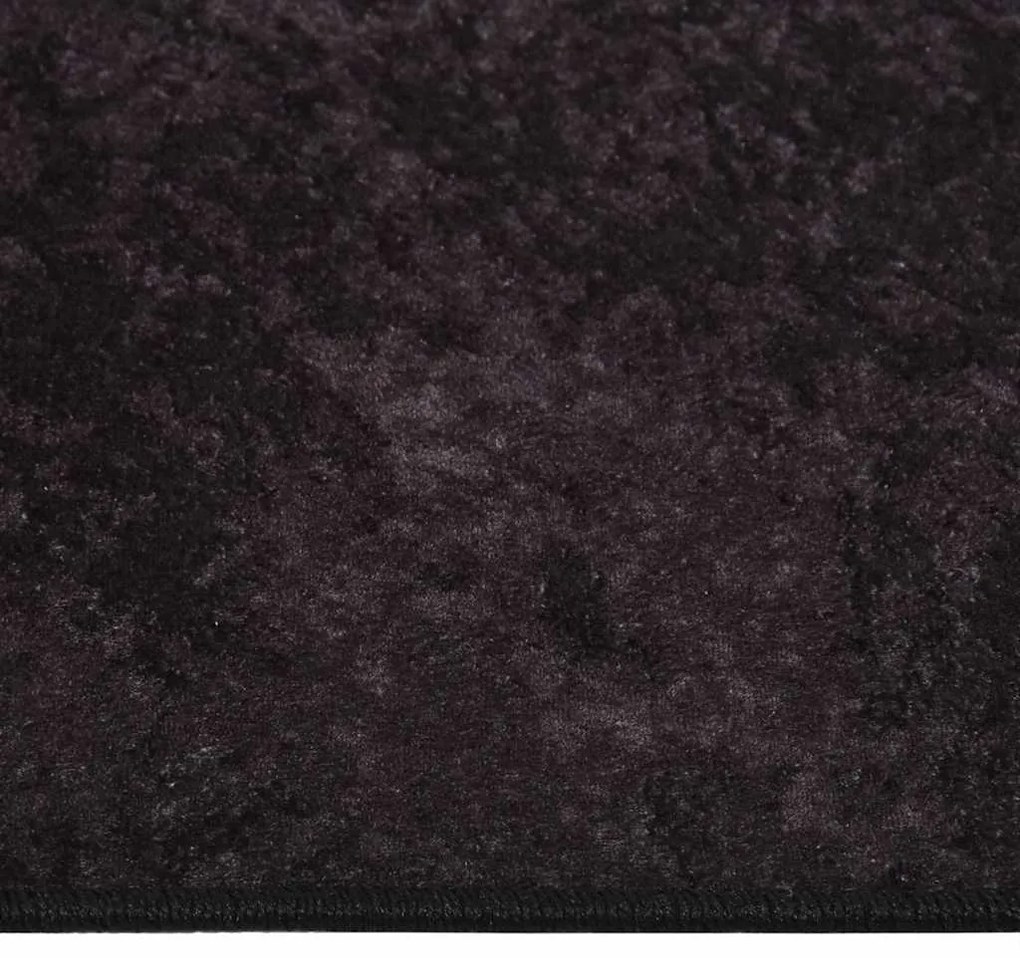 vidaXL Χαλί Πλενόμενο Αντιολισθητικό Ανθρακί 80 x 150 εκ.