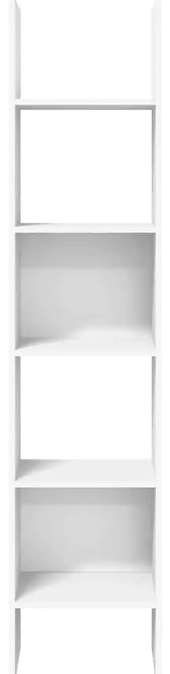 vidaXL Βιβλιοθήκη Λευκή 40 x 35 x 180 εκ. από Επεξ. Ξύλο