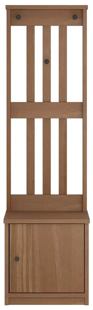 vidaXL Δέντρο χωλ "SANDNES" 45x40x159,5 εκ.Πεύκο μασίφ ξύλο