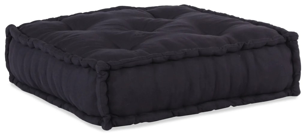 vidaXL Modular Pouffes 2 Τεμάχια Ανθρακί Υφάσματα