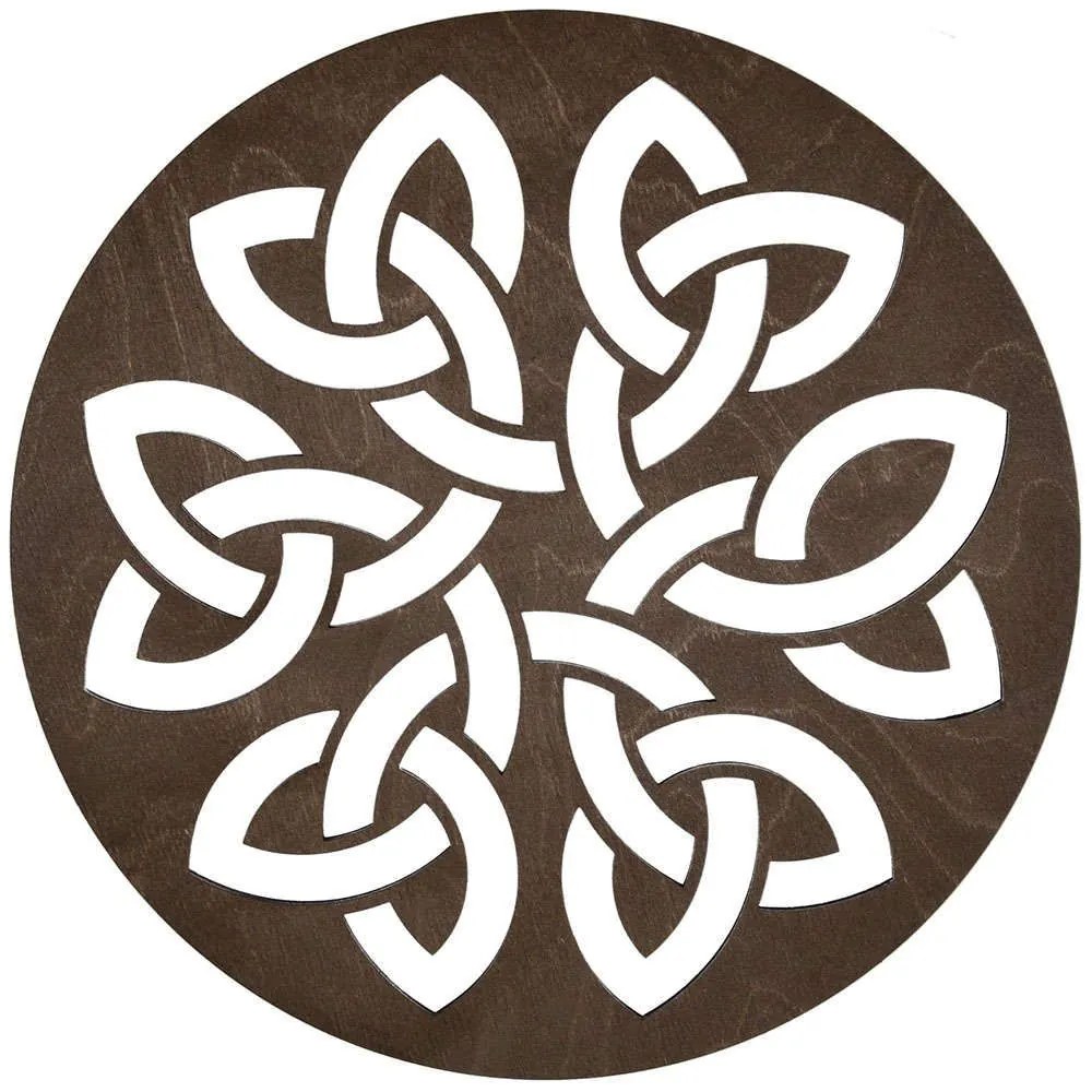 Σουπλά Lugh (Σετ 4Τμχ) 790PYN1119 36x36cm Wenge Hermia Ξύλο