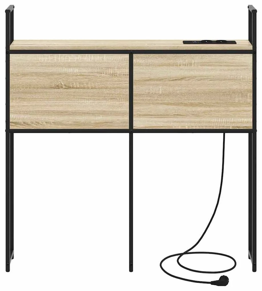 vidaXL Κεφαλάρι Αποθήκης Sonoma Δρυς 75 cm Επεξεργασμένο ξύλο