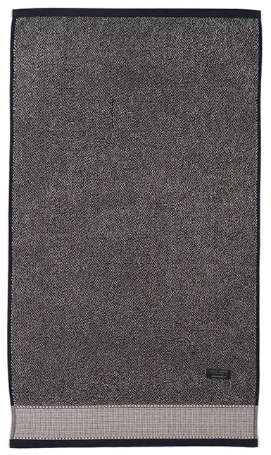 Πετσέτα Προσώπου Elements - Plainis Beige-Black 50x90 - Nef-Nef Homeware