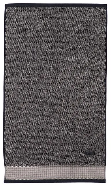 Πετσέτα Προσώπου Elements - Plainis Beige-Black 50x90 - Nef Nef