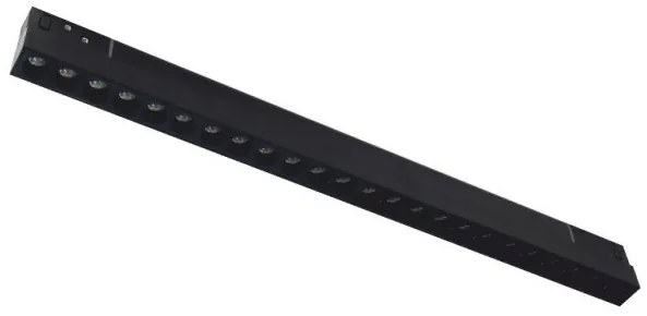 Μαγνητικό Φωτιστικό Ράγας 24W IP20 3000K MEYE2430B Aca-MEYE2430B-Μαύρο MEYE2430B