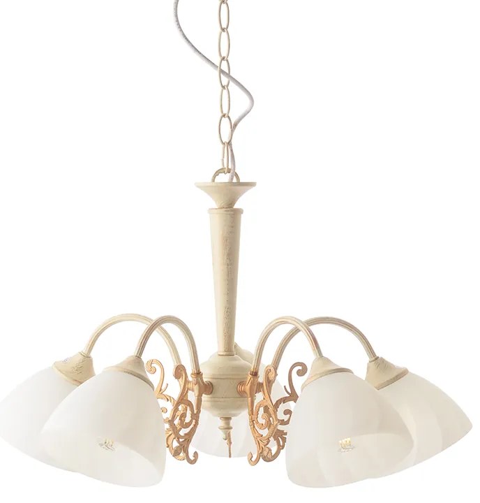 Φωτιστικό Κρεμαστο Aca DL8165 PERONE Μπεζ/Κρεμ (Beige/Creme)