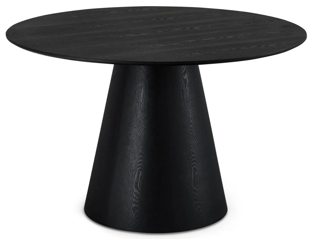 Tango Dining Table ø120 Black Oak