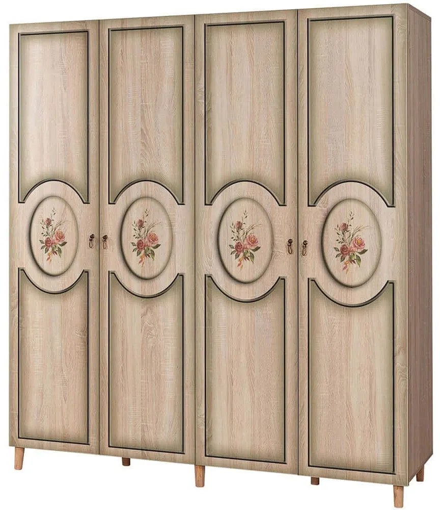 Ντουλάπα Τετράφυλλη Imaj 863SPH4225 180x52x192cm Multi Τετράφυλλη