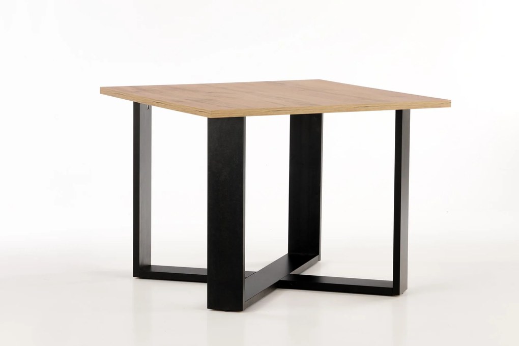 CROSS c. table, color: wotan oak/black DIOMMI V-PL-CROSS-LAW-WOTAN/CZARNY