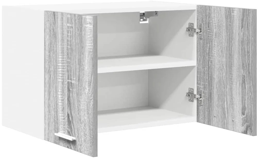 vidaXL Κρεμαστό ντουλάπι 2 pcs Γκρι Σομόνα και Λευκό 60 x 31 x 40 εκ