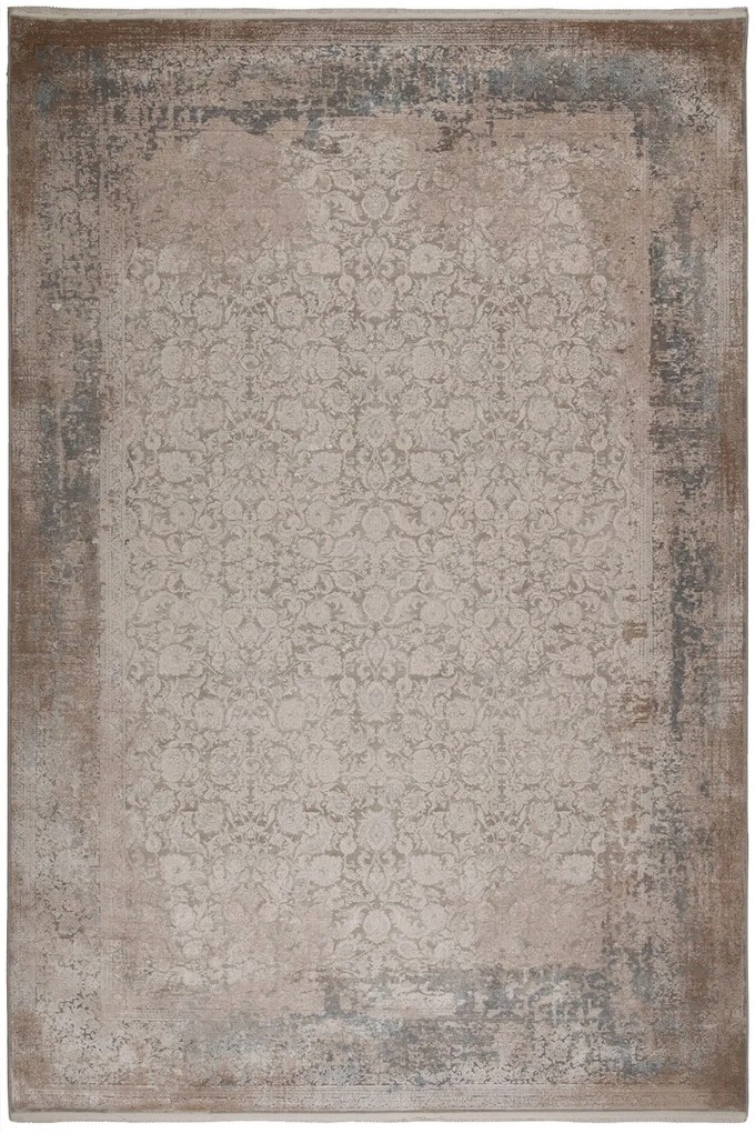 Χαλί Lezart HV53A Cream-Light Grey Βιοκαρπέτ 160X230cm