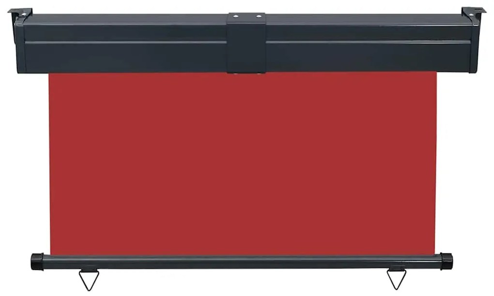 vidaXL Σκίαστρο Βεράντας Πλαϊνό Κόκκινο 125 x 250 εκ.