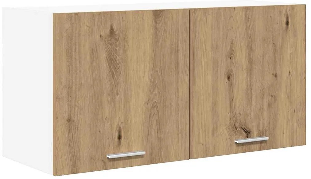 vidaXL Κρεμαστό ντουλάπι με πόρτα Riga Artisan Oak 80 x 31 x 40 εκ