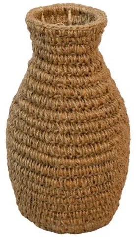 Βάζο Agelen I Inart sisal Φ20x33εκ 337-000045 337-000045 Μπεζ
