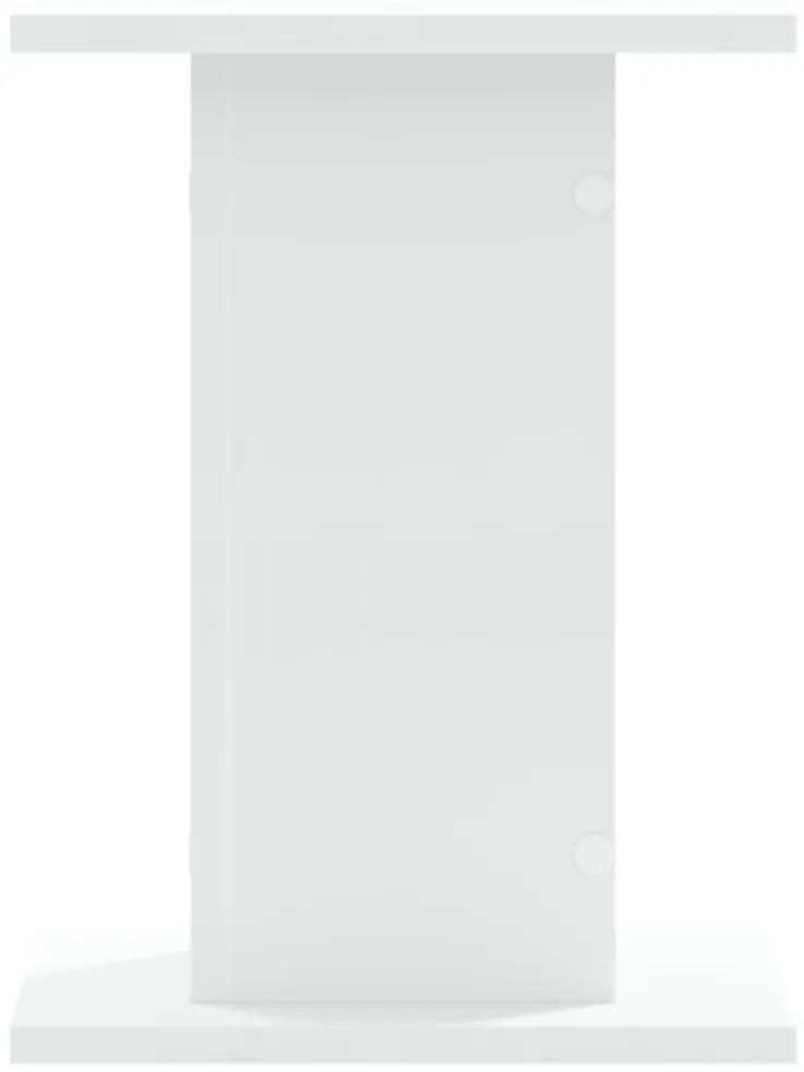 vidaXL Βάσεις Ηχείων 2 Τεμ. Λευκή 30x30x40 εκ. Επεξ. Ξύλο