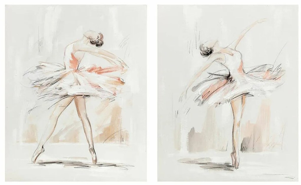 Καμβάς DKD Home Decor Τζίντζερ Καμβάς 80 x 3,7 x 100 cm