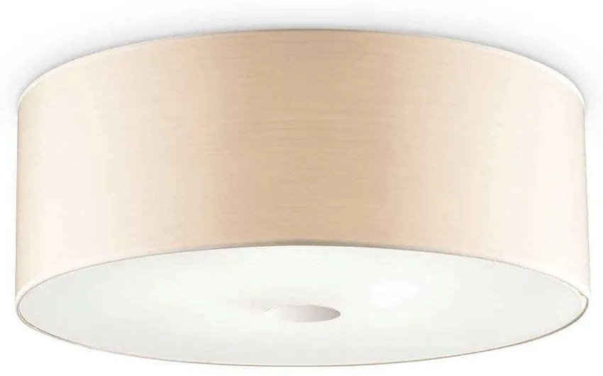 Φωτιστικό Οροφής-Πλαφονιέρα Woody 090863 60x20cm 5xE27 60W Beige Ideal Lux