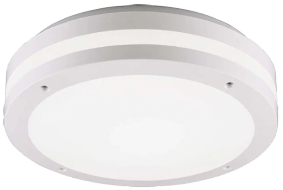 Φωτιστικό Οροφής - Πλαφονιέρα Piave 676960131 1x12W Led Φ30cm 9cm Με Αισθητήρα White Mat Trio Lighti Πλαστικό