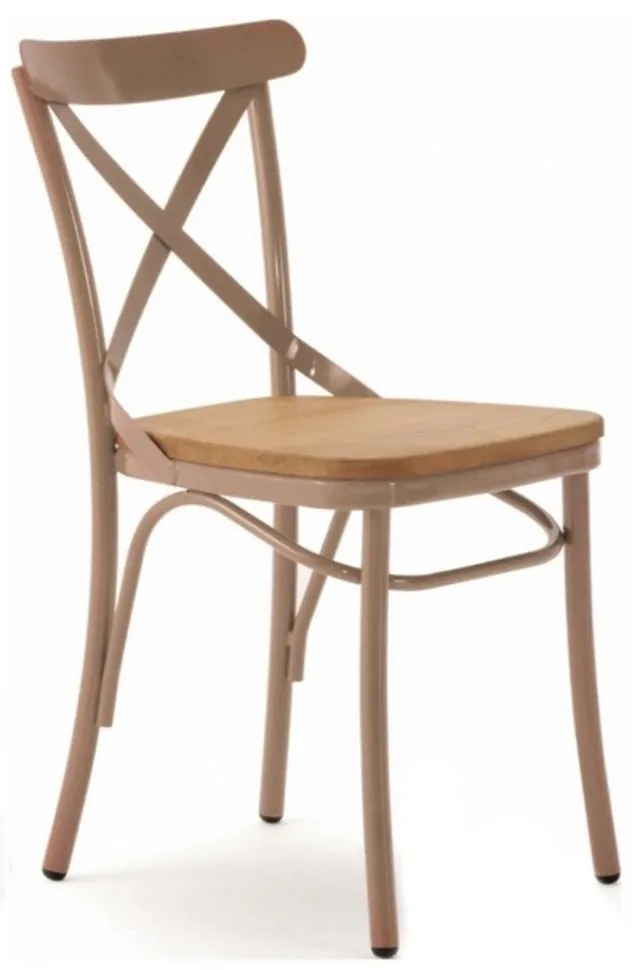 Καρέκλα Vaterlo/W 02-00-0571 51x42x88cm Beige-Oak