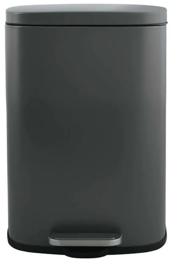 Κάδος Απορριμμάτων Akira 12Lt 05397.002 21,4x16,4x29,5cm Dark Grey Metal